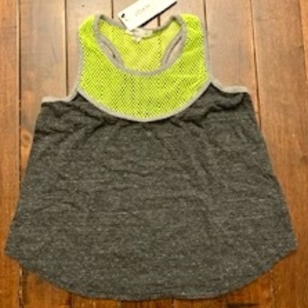 NEW Joah Love Neon Sporty Tank,  Mesh Girl's 8, 12